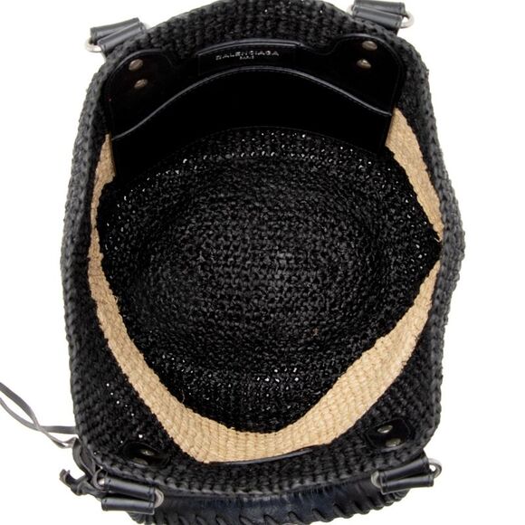 Balenciaga Raffia Striped Panier XS Tote - Picture 7 of 15